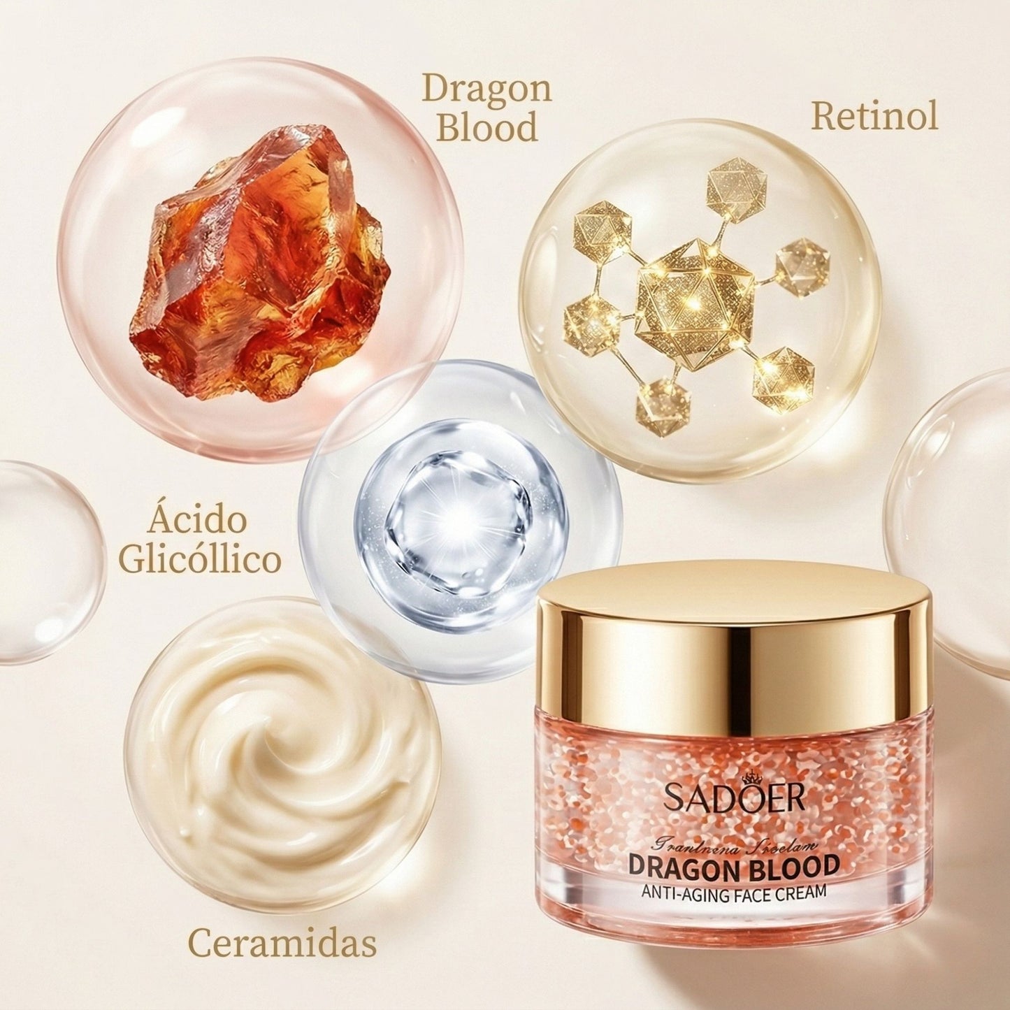 Sangre de Dragon Retinol Crema Antiedad - SADOER