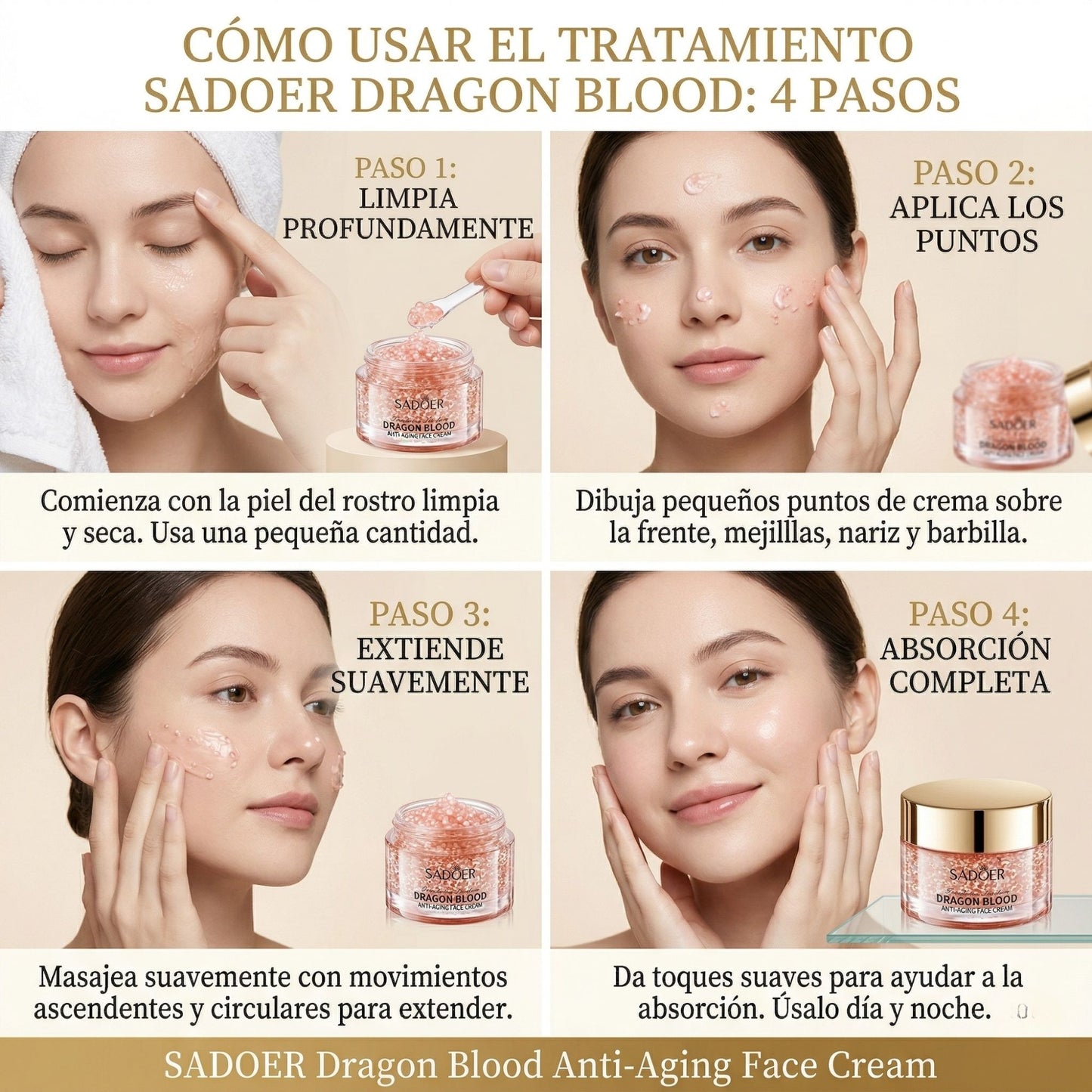 Sangre de Dragon Retinol Crema Antiedad - SADOER